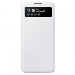 „Samsung“ S View Wallet Cover atvērams maciņš - balts (Galaxy S10 Lite)