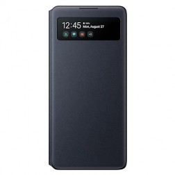 „Samsung“ S View Wallet Cover atvērams maciņš - melns (Galaxy S10 Lite)