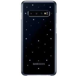 „Samsung“ Led Cover apvalks - melns (Galaxy S10+)