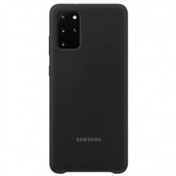 „Samsung“ Silicone Cover apvalks - melns (Galaxy S20+)