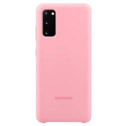 „Samsung“ Silicone Cover apvalks - rozs (Galaxy S20)