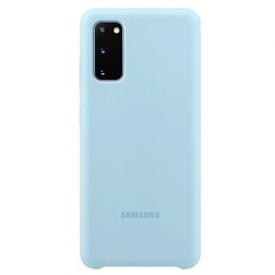 „Samsung“ Silicone Cover apvalks - gaiši zils (Galaxy S20)