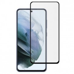 „Mocolo“ Tempered Glass ekrāna aizsargstikls 2.5D - melns (Galaxy S21 FE 5G)