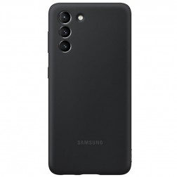 „Samsung“ Silicone Cover apvalks - melns (Galaxy S21)