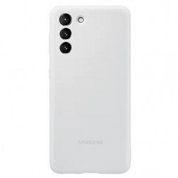 „Samsung“ Silicone Cover apvalks - gaiši pelēks (Galaxy S21)