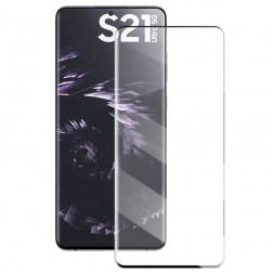 „Mocolo“ Tempered Glass ekrāna aizsargstikls 0.26 mm - melns (Galaxy S21 Ultra)
