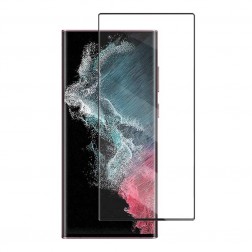„Mocolo“ Tempered Glass ekrāna aizsargstikls 0.26 mm - melns (Galaxy S23 Ultra)