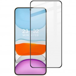 "IMAK" Tempered Glass pilnīgi aizsedzams ekrāna aizsargstikls - melns (Galaxy S25)
