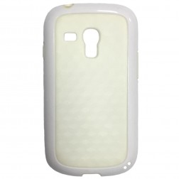 Cieta silikona futrālis - balts (Galaxy S3 mini)