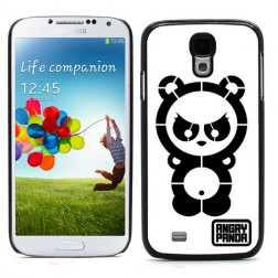 „Angry Panda“ apvalks - balts (Galaxy S4)