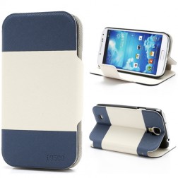 „Unique Series“ atvērams maciņš - balts, zils (Galaxy S4)