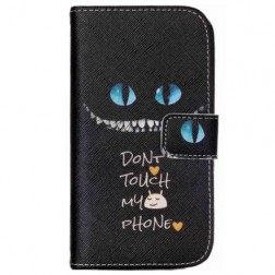 „Scary Cat“ atvēramais maciņš - melns (Galaxy S4 mini)