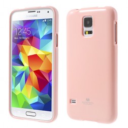 „Mercury“ apvalks - gaiši rozs (Galaxy S5 / S5 Neo)