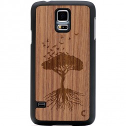 „Crafted Cover“ dabīga koka apvalks - Koks (Galaxy S5 / S5 Neo)