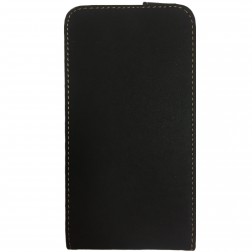 „Retro“ vertikāli atvēramais futrālis - melns (Galaxy S5 / S5 Neo)