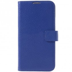 „Lychee“ atvēramais futrālis - zils  (Galaxy S5 / S5 Neo)