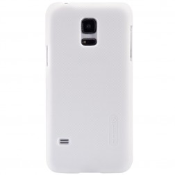 „Nillkin“ Frosted Shield apvalks - balts + ekrāna aizsargplēve (Galaxy S5 mini)