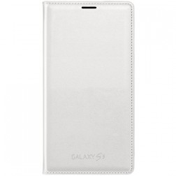 „Samsung“ Flip Wallet Cover atvērams maciņš - balts (Galaxy S5 / S5 Neo)