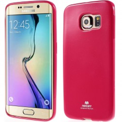 „Mercury“ apvalks - tumši rozs (Galaxy S6 Edge)