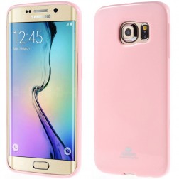 „Mercury“ apvalks - gaiši rozs (Galaxy S6 Edge)