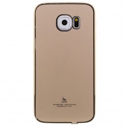 „Luphie“ plastmasas apvalks - zelta (Galaxy S6 Edge)