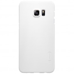 „Nillkin“ Frosted Shield apvalks - balts + ekrāna aizsargplēve (Galaxy S6 Edge+)