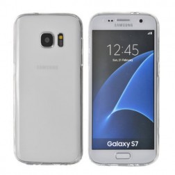 Pilnīgi aizsedzams TPU apvalks - dzidrs (Galaxy S7)