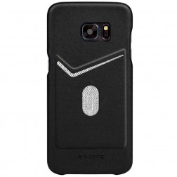 „G-Case“ Jazz ādas apvalks - melns (Galaxy S7 Edge)
