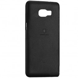 „Lenuo“ Soft Slim ādas apvalks - melns (Galaxy S7 Edge)