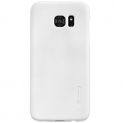 „Nillkin“ Frosted Shield apvalks - balts + ekrāna aizsargplēve (Galaxy S7 Edge)