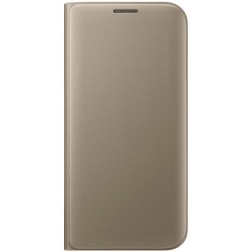 „Samsung“ Flip Wallet Cover atvērams maciņš - zelta (Galaxy S7 Edge)