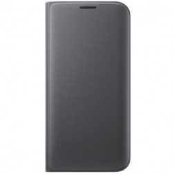 „Samsung“ Flip Wallet Cover atvērams maciņš - melns (Galaxy S7 Edge)