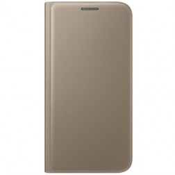 „Samsung“ Flip Wallet Cover atvērams maciņš - zelta (Galaxy S7)
