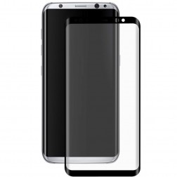 „Hat-Prince“ Tempered Glass ekrāna aizsargstikls 0.26 mm - melns (Galaxy S8)