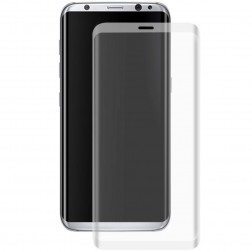 „Hat-Prince“ Tempered Glass ekrāna aizsargstikls 0.26 mm - dzidrs / pelēks (Galaxy S8)