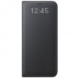 „Samsung“ Led View Cover atvērams maciņš - melns (Galaxy S8+)