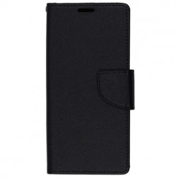 „Fancy“ atvēramais maciņš - melns (Galaxy S9)