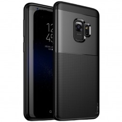 „IPAKY“ Shield apvalks - melns (Galaxy S9)