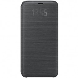 „Samsung“ Led View Cover atvērams maciņš - melns (Galaxy S9)