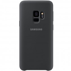 „Samsung“ Silicone Cover apvalks - melns (Galaxy S9)