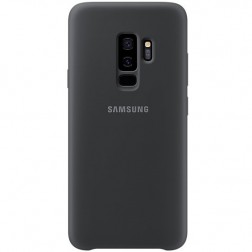„Samsung“ Silicone Cover apvalks - melns (Galaxy S9+)
