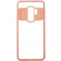 „FOCUS“ apvalks - dzidrs apmales rozā krāsā (Galaxy S9+)