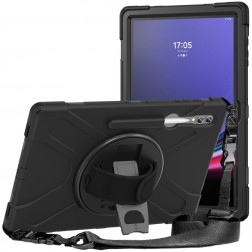 „Kickstand“ pastiprinātas aizsardzības (360°) apvalks - melns (Galaxy Tab S8 Ultra 14.6 / Tab S9 Ultra 14.6)