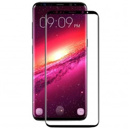 „Mocolo“ Tempered Glass ekrāna aizsargstikls 0.26 mm - melns (Galaxy S9+)