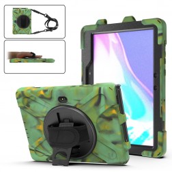 "Amorus" Pastiprinātas aizsardzības (360°) apvalks - zaļš (Galaxy Tab Active Pro / Tab Active4 Pro)