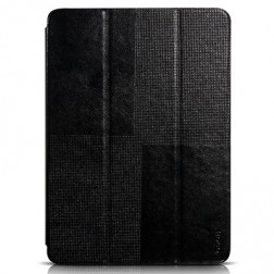 „HOCO“ Crystal atvēramais ādas futrālis - melns (Galaxy Tab S 10.5)