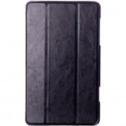 Atvēramais ādas maciņš - melns (Galaxy Tab S 8.4)