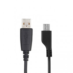 „Samsung“ origināls micro USB vads - melns (0,75 m.)