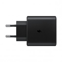 „Samsung“ Super Fast Charging 2.0 tīkla lādētājs (45W) - melns + USB Type-C vads