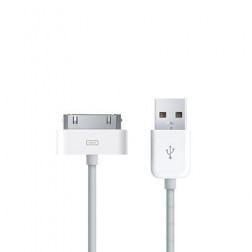 USB vads (3 m.) - balts (30-pin, Samsung)